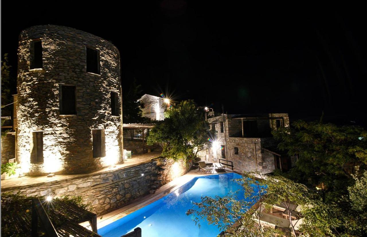 Pyrgos Traditional Village Ágios Kírykos Exteriör bild