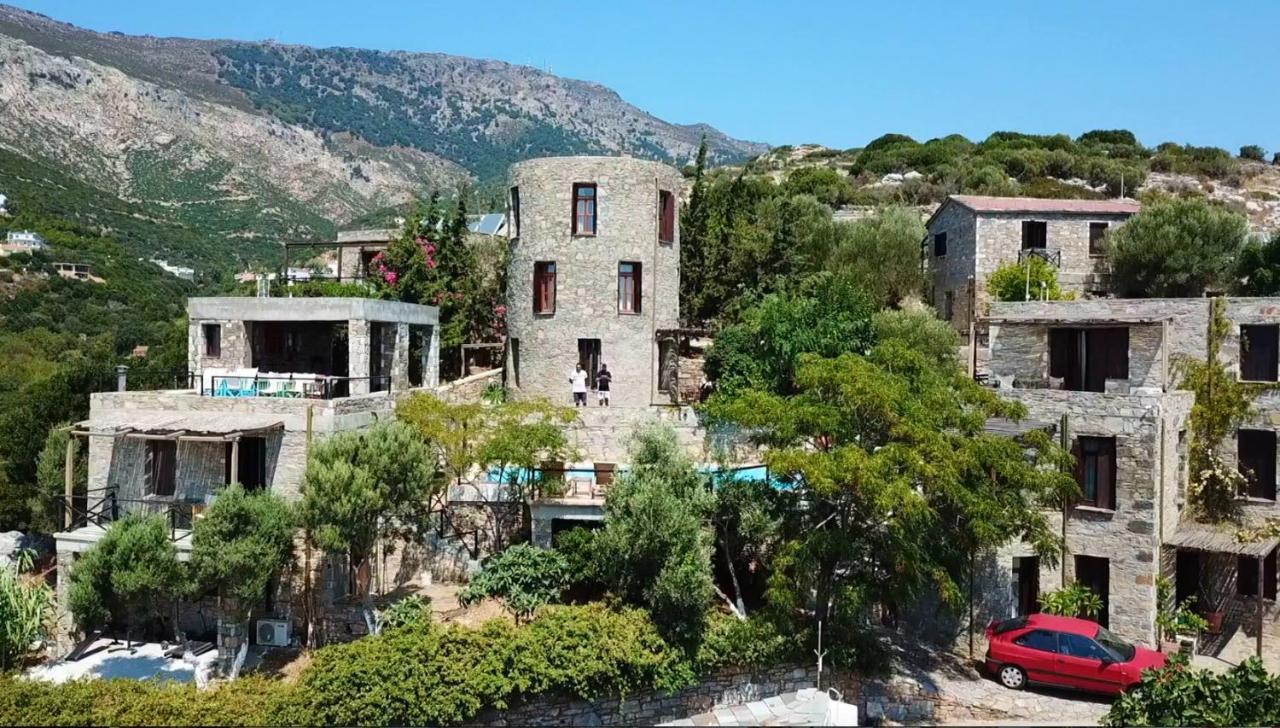 Pyrgos Traditional Village Ágios Kírykos Exteriör bild