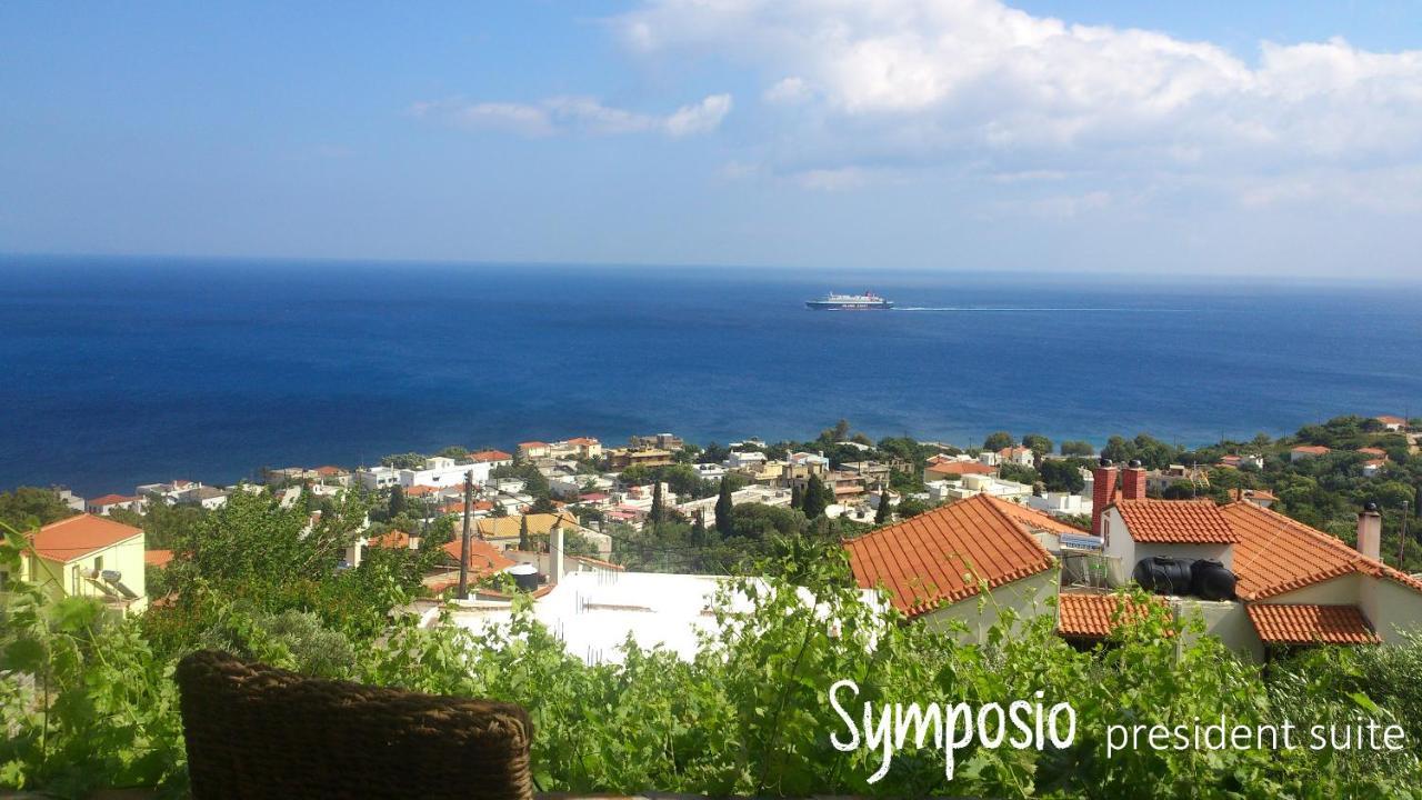 Pyrgos Traditional Village Ágios Kírykos Exteriör bild