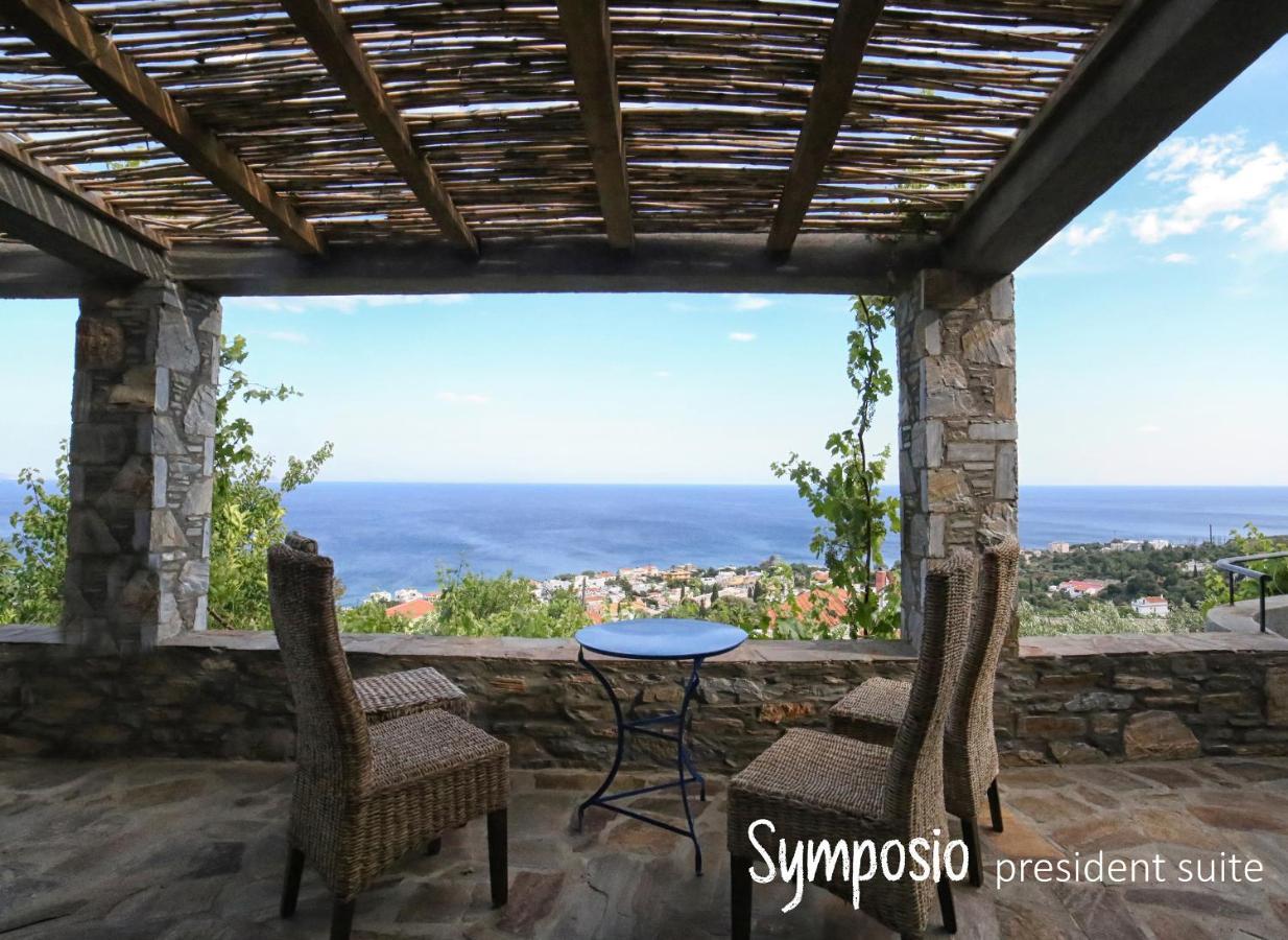 Pyrgos Traditional Village Ágios Kírykos Exteriör bild